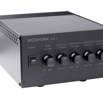 A-2.1 Stereo amplifier + Mono subwoofer